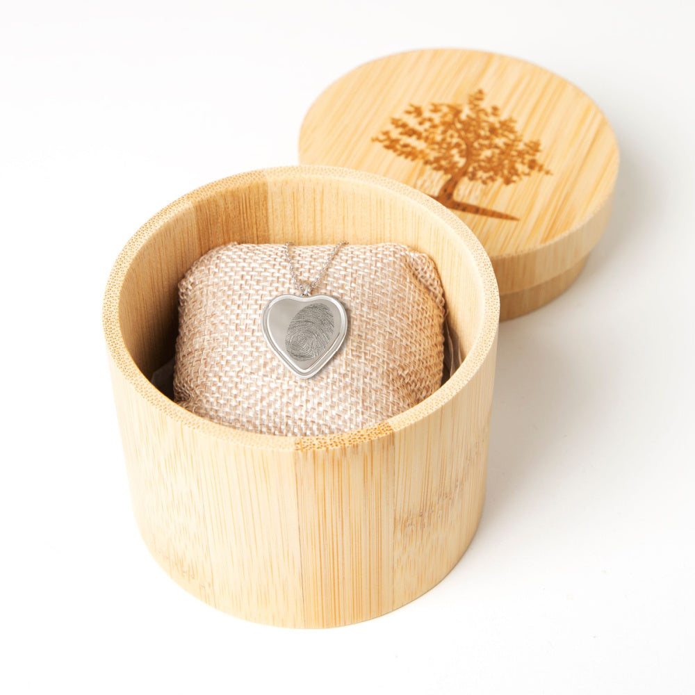 Heart Fingerprint Pendant